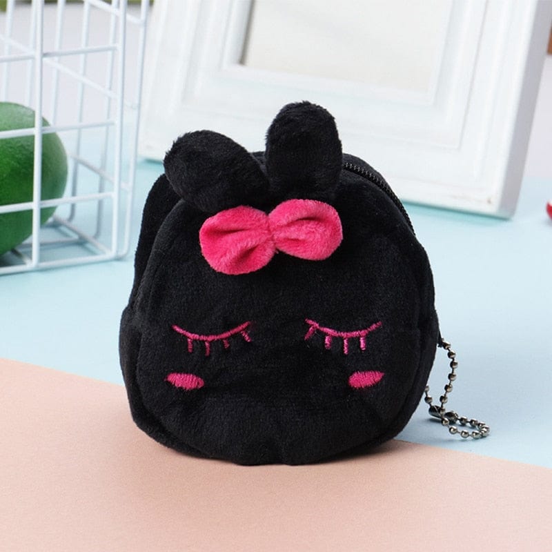 La lapine câlin - petit sac en peluche