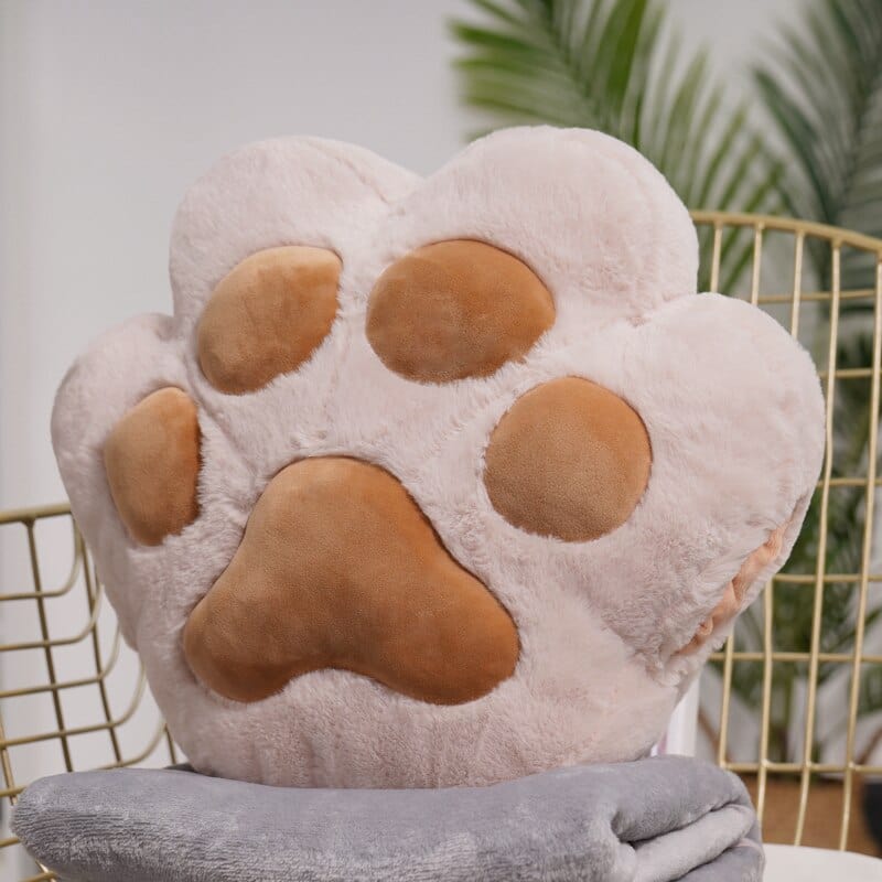 La patte de chat - peluche réchauffe main Beige / Marron