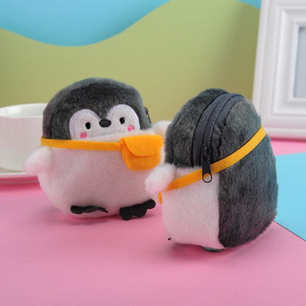 Le beau bébé pingouin - sac en peluche