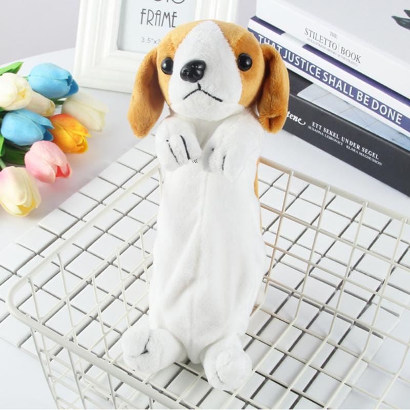 Le chien saucisse - trousse en peluche