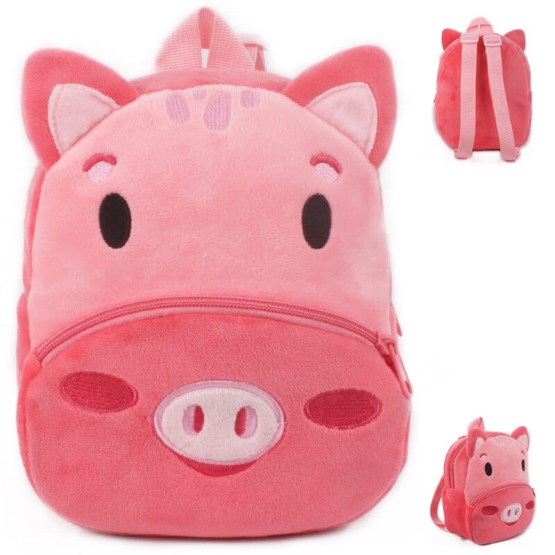 Le cochon doux - sac à dos en peluche