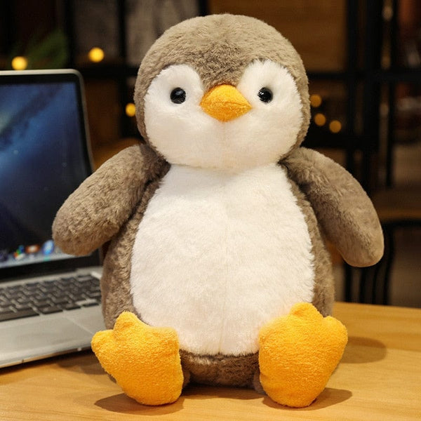 Le pingouin doux - peluche bébé 25cm