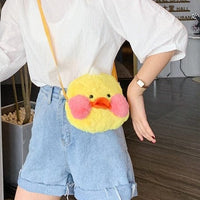 Le poussin de compagnie - sac à bandoulière en peluche