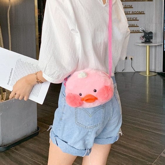 Le poussin de compagnie - sac à bandoulière en peluche