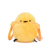 Le poussin de compagnie - sac à bandoulière en peluche Jaune