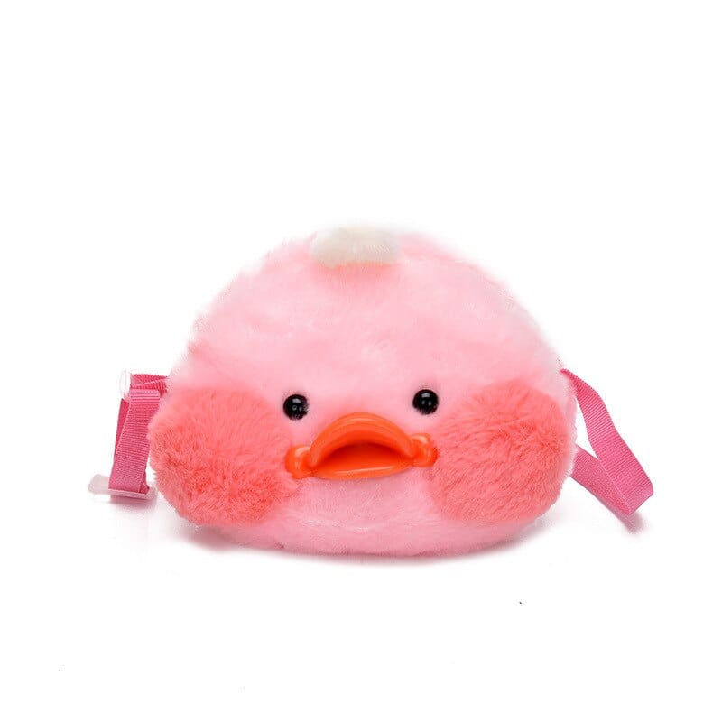 Le poussin de compagnie - sac à bandoulière en peluche Rose