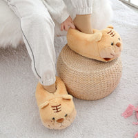 Le tigrou doux - chausson en peluche