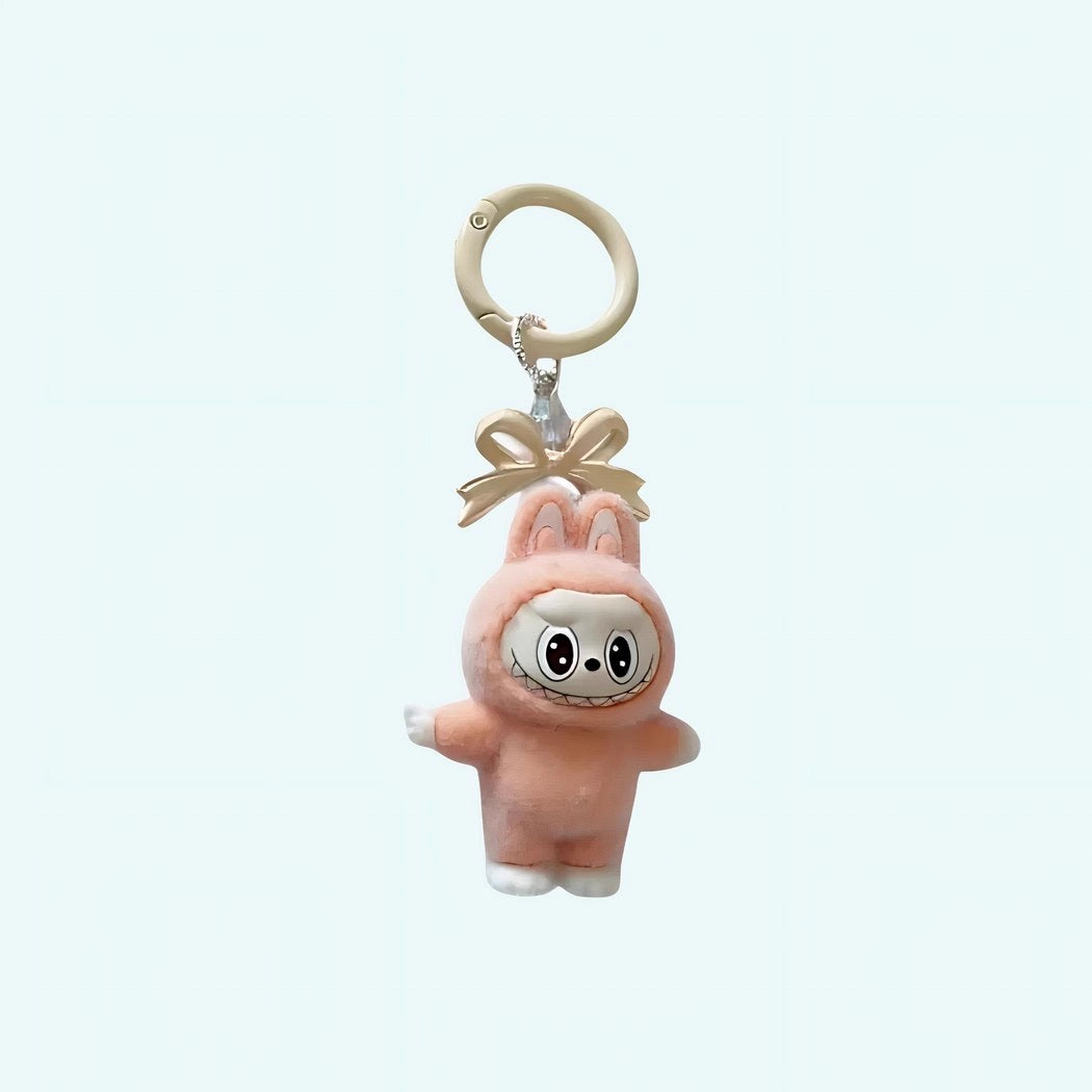 Mini porte-clé peluche style Labubu