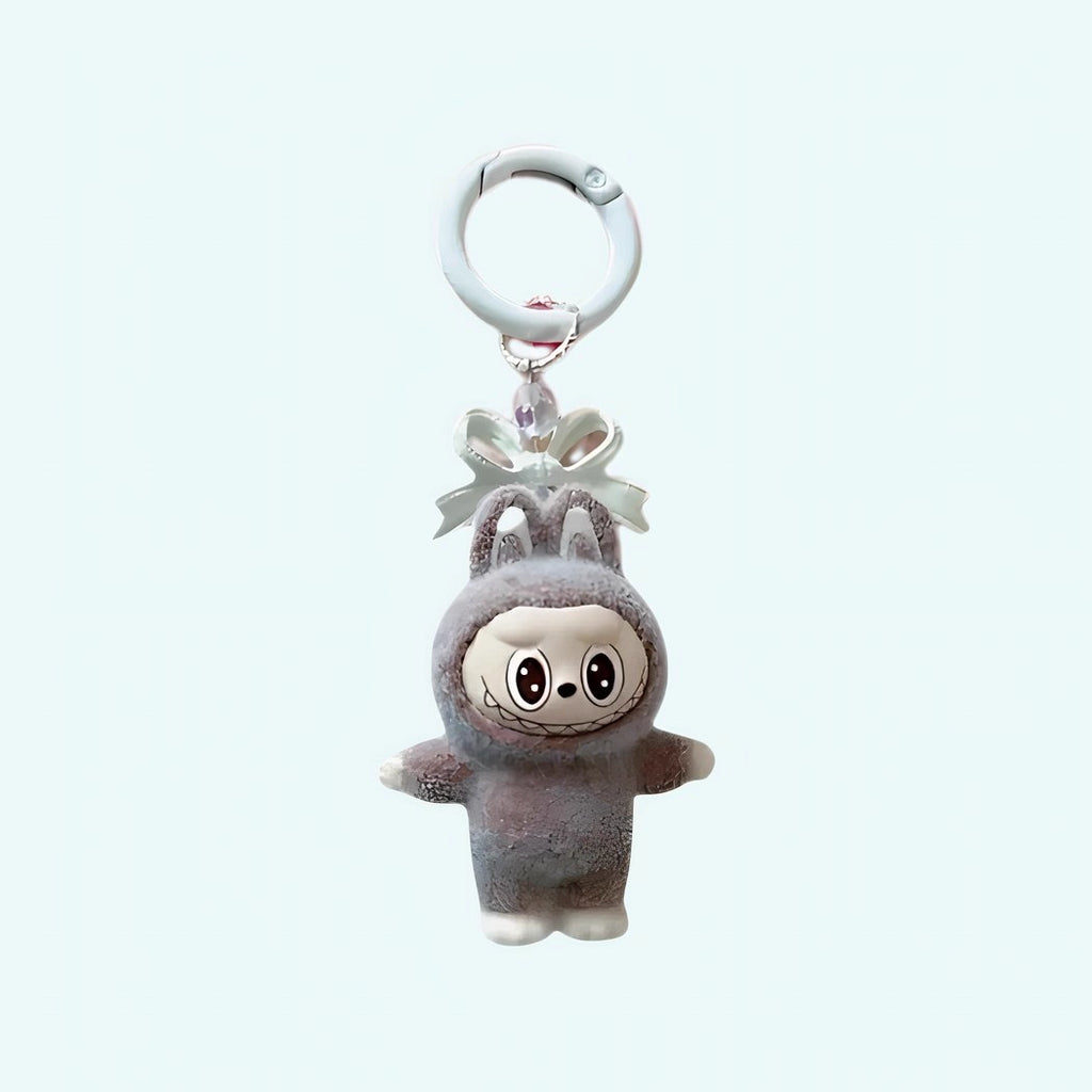 Mini porte-clé peluche style Labubu