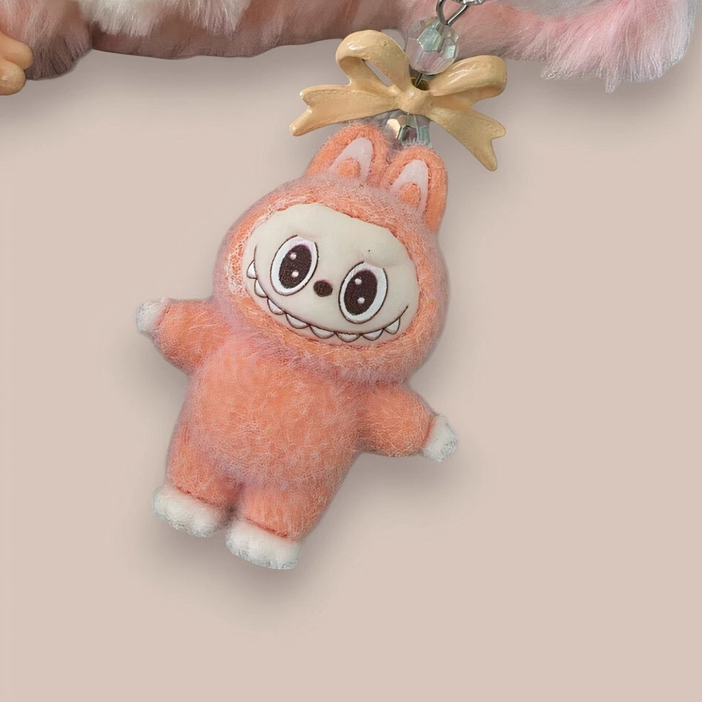 Mini porte-clé peluche style Labubu