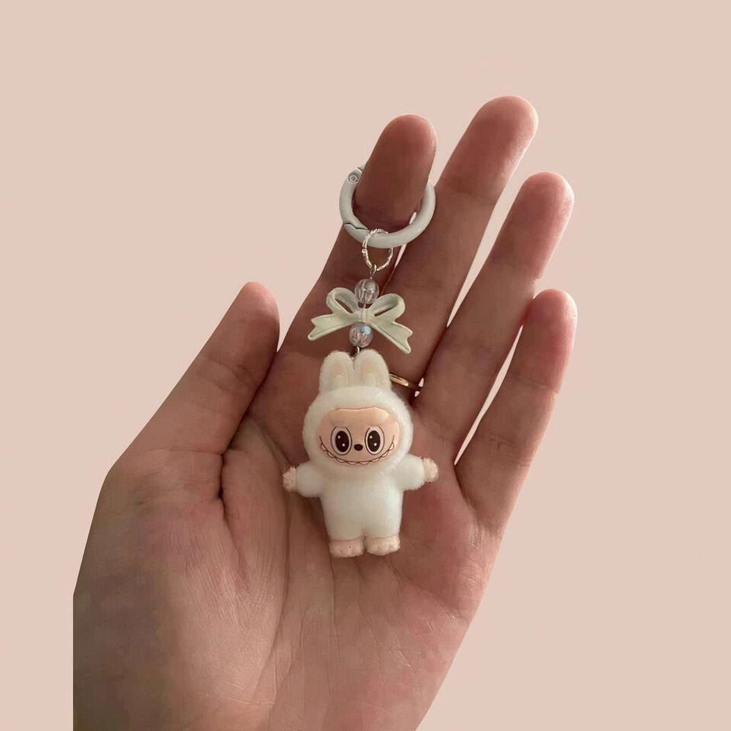 Mini porte-clé peluche style Labubu