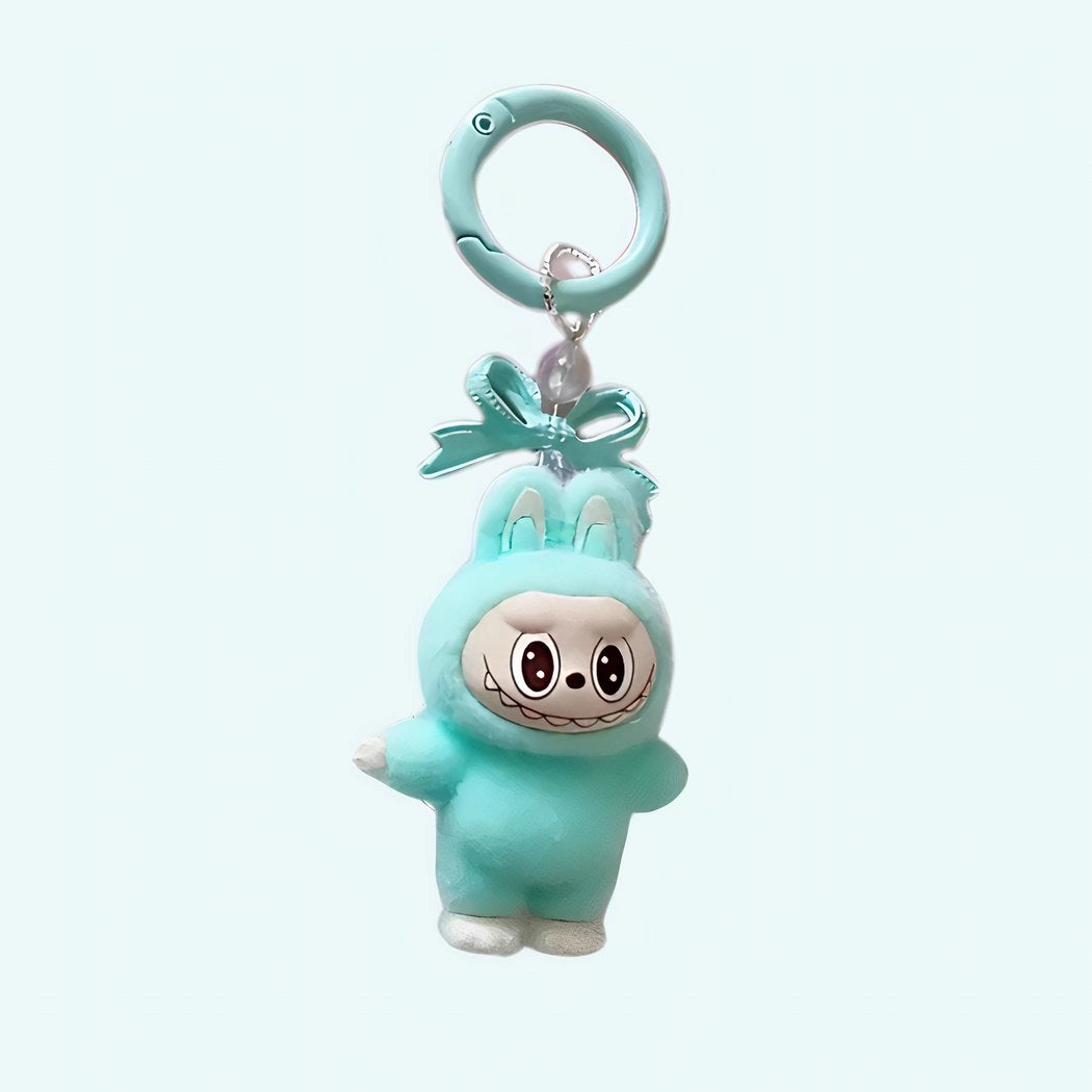 Mini porte-clé peluche style Labubu
