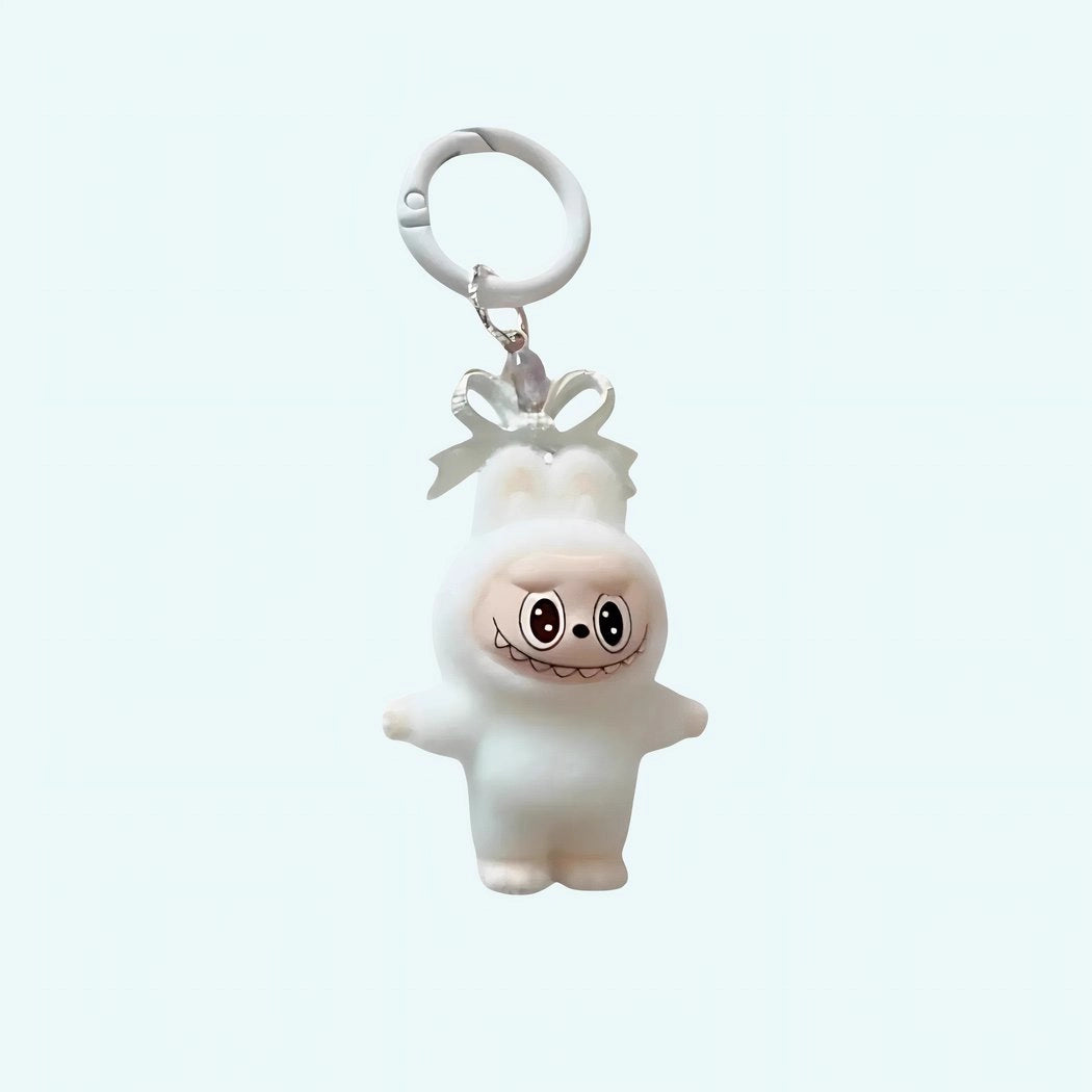 Mini porte-clé peluche style Labubu