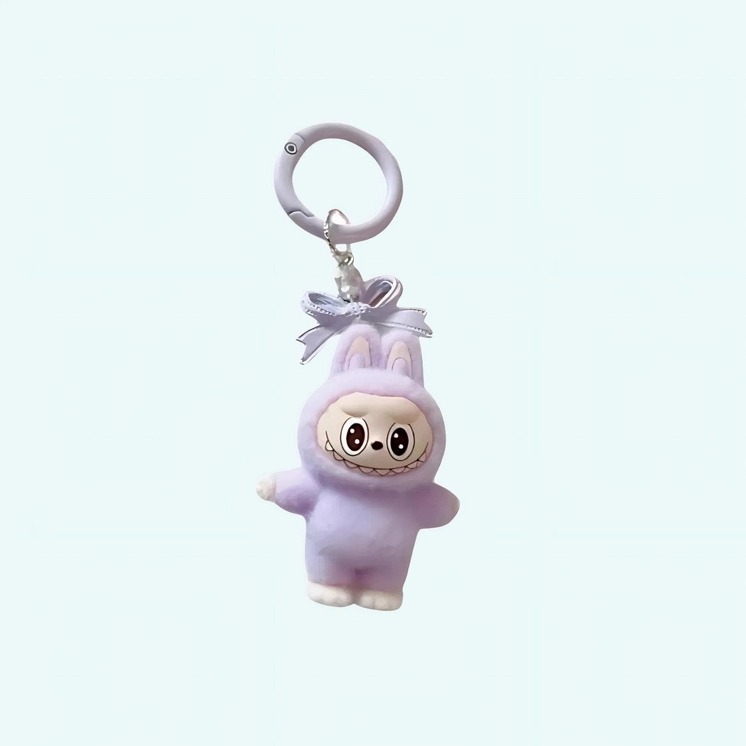 Mini porte-clé peluche style Labubu