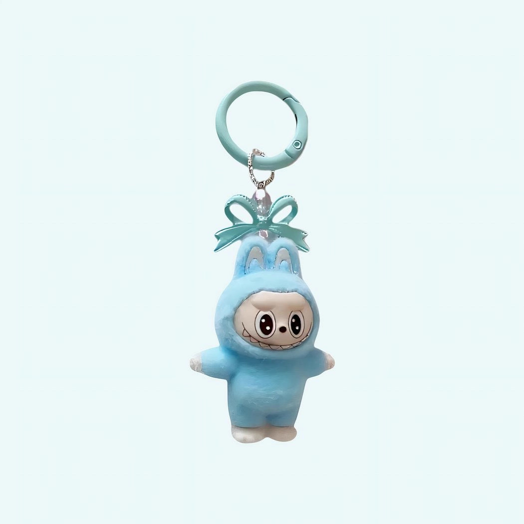 Mini porte-clé peluche style Labubu