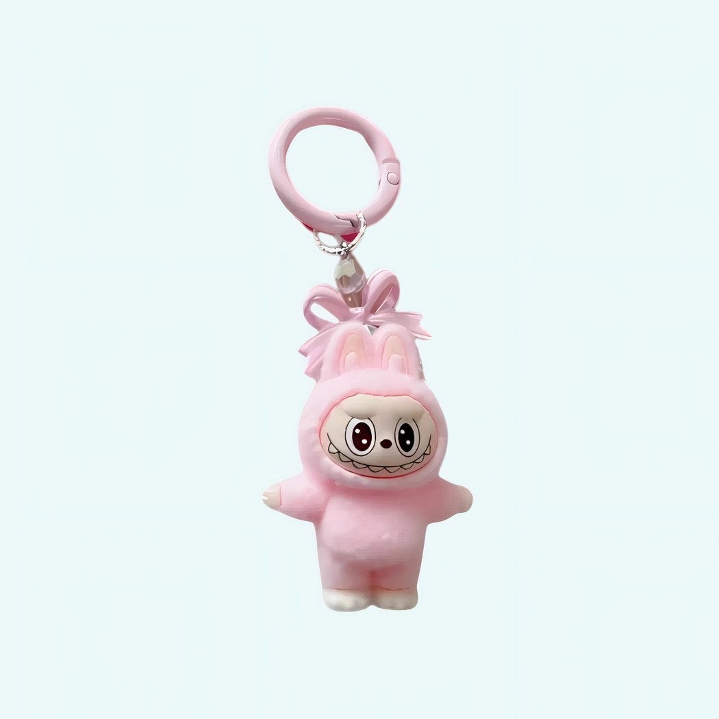 Mini porte-clé peluche style Labubu