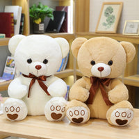 Ours en peluche coloré avec un petit nœud
