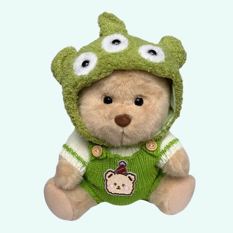 Ours en peluche déguisé en alien