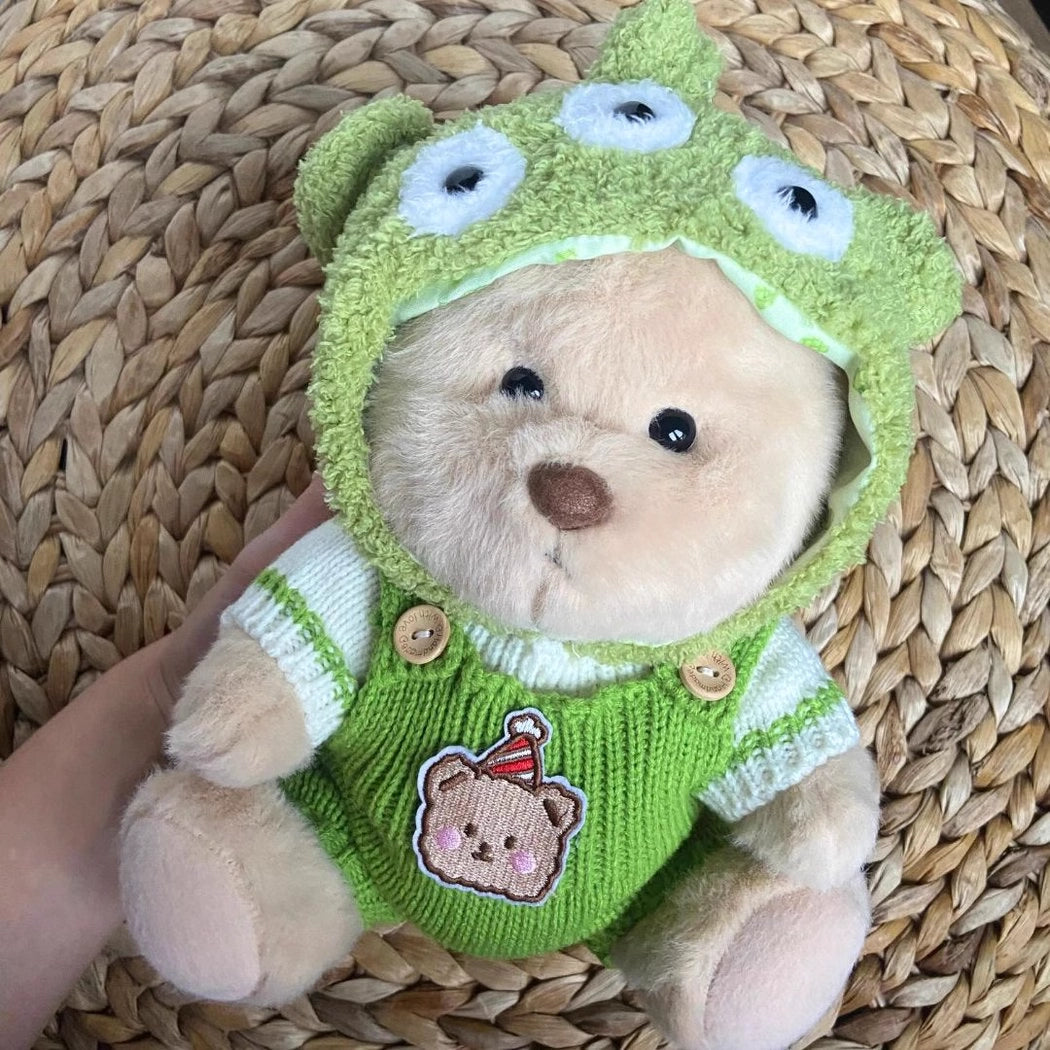 Ours en peluche déguisé en alien