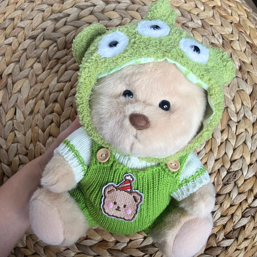 Ours en peluche déguisé en alien