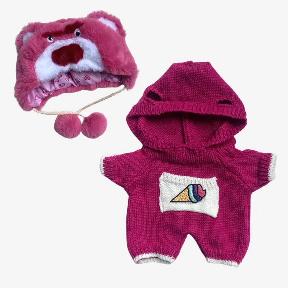 Ours en peluche déguisé en Lotso