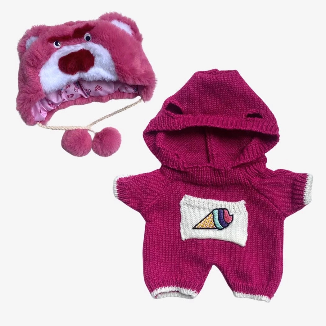 Ours en peluche déguisé en Lotso