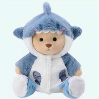Ours en peluche déguisé en requin