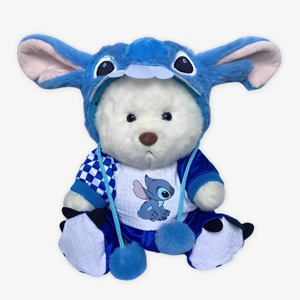 Ours en peluche déguisé en stitch