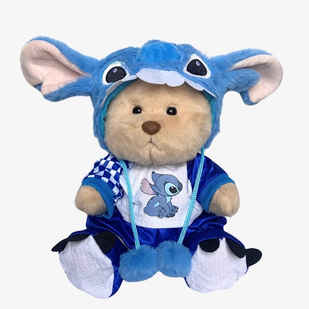 Ours en peluche déguisé en stitch