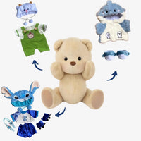 Ours en peluche en combinaison verte