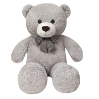 Ours en peluche géant et coloré 95cm / Gris