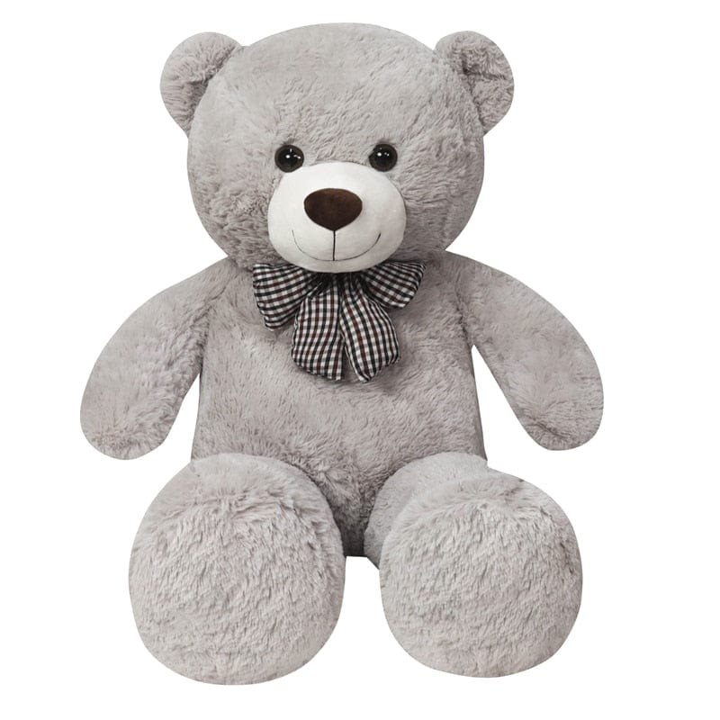 Ours en peluche géant et coloré 95cm / Gris