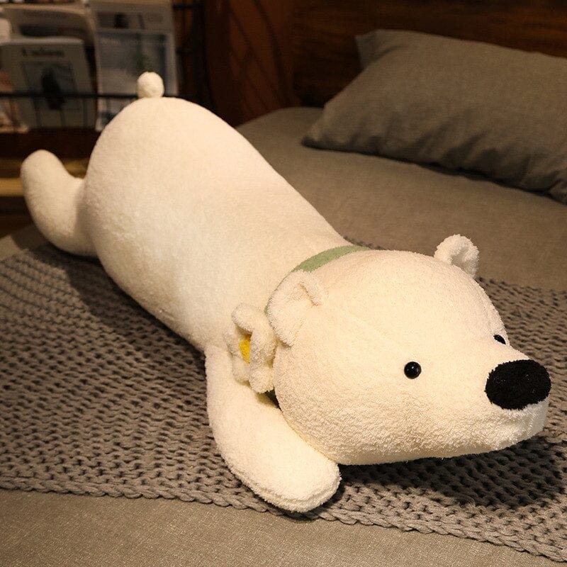 Ours en peluche géant polaire blanc 100cm / Ours polaire