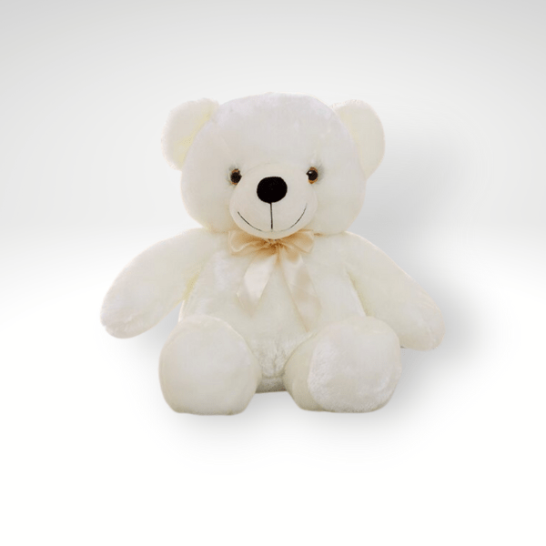 Ours en peluche qui s'illumine 32cm / Blanc