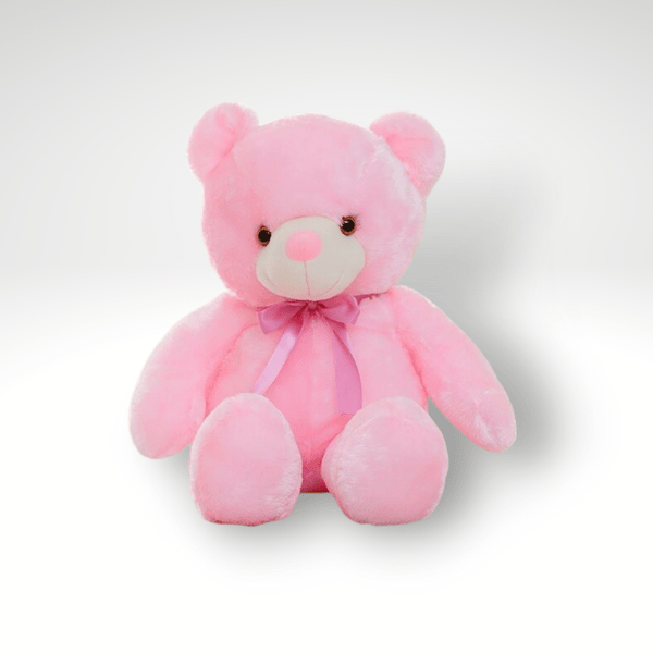 Ours en peluche qui s'illumine 32cm / Rose