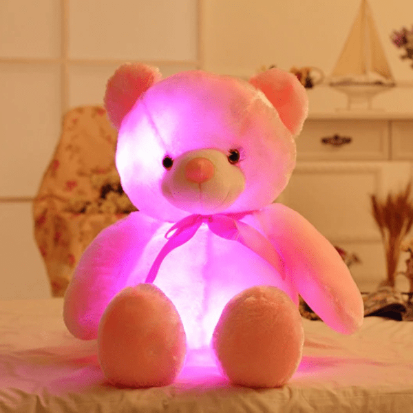 Ours en peluche qui s'illumine