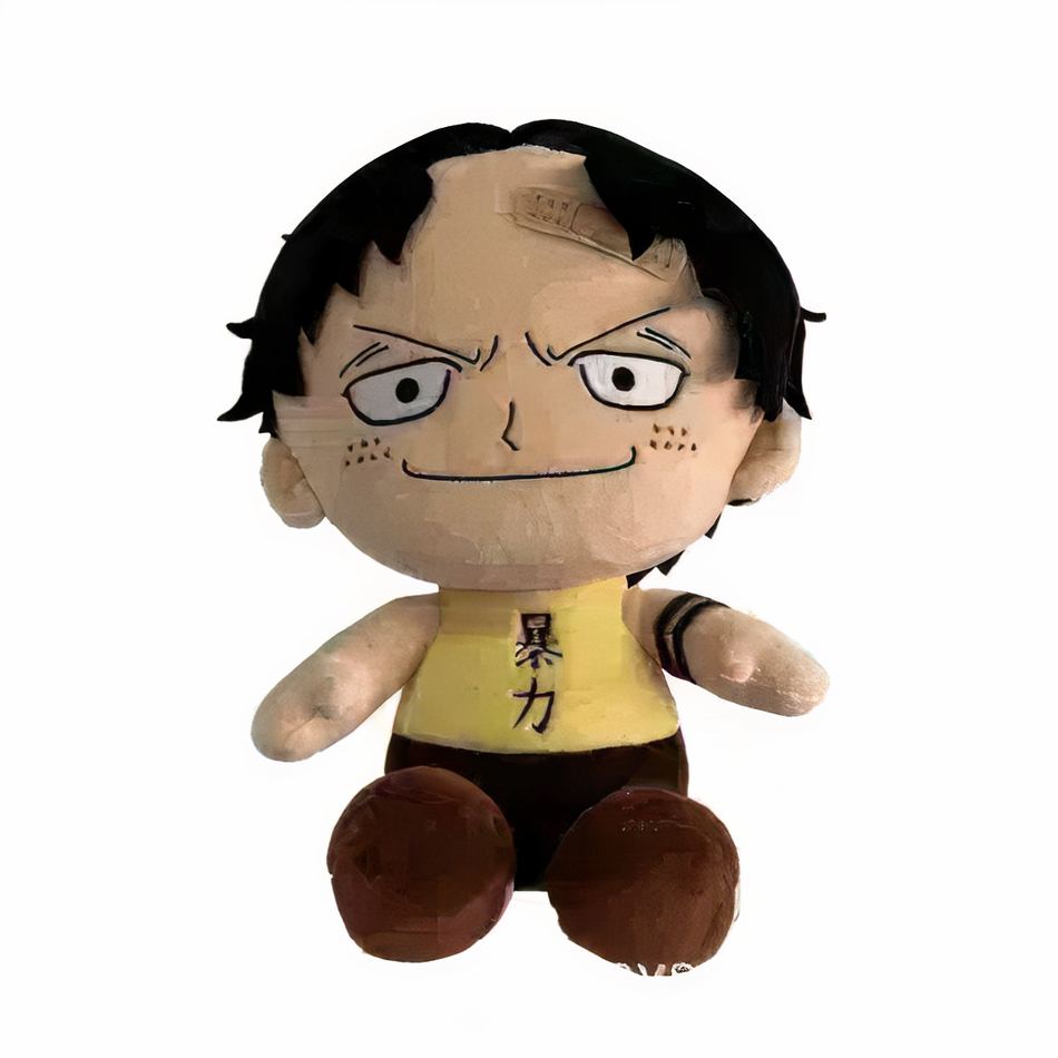 Peluche Ace One Piece pirate manga coton doux La compagnie de la peluche