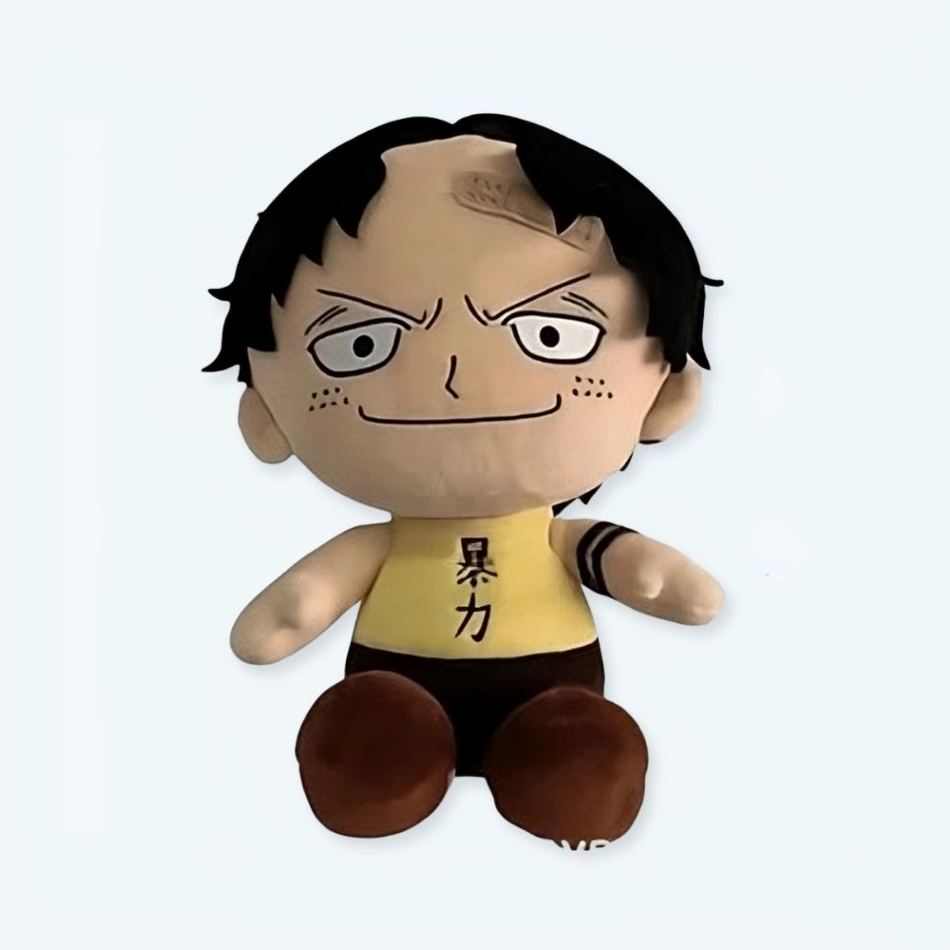 Peluche Ace One Piece pirate manga coton doux La compagnie de la peluche