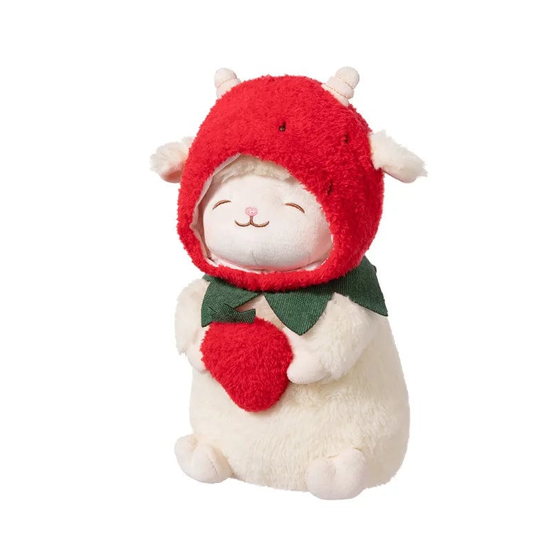 Peluche agneau d'amour Saint-Valentin Rouge