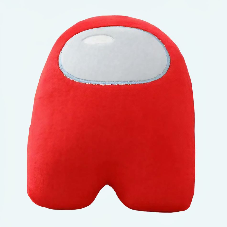Peluche Among Us rouge douce compagnon jeu câlin spacieux 10cm La compagnie de la peluche