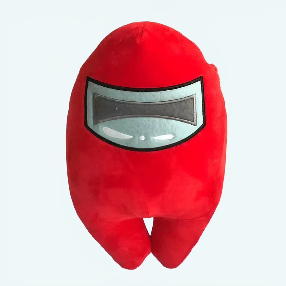 Peluche Among Us rouge personnage amusant doux La compagnie de la peluche
