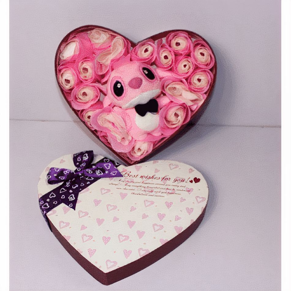 Peluche Angel douce amour coffret cadeau romantique La compagnie de la peluche