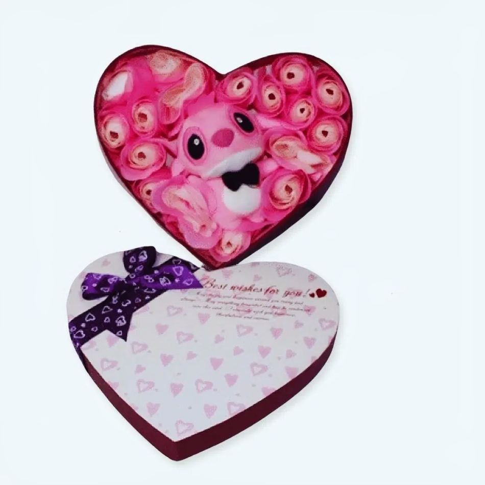 Peluche Angel douce amour coffret cadeau romantique La compagnie de la peluche