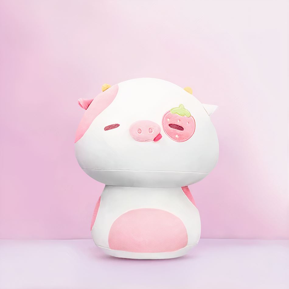 Peluche animal mignon coussin doux chambre enfant câlin 20cm / blanc La compagnie de la peluche