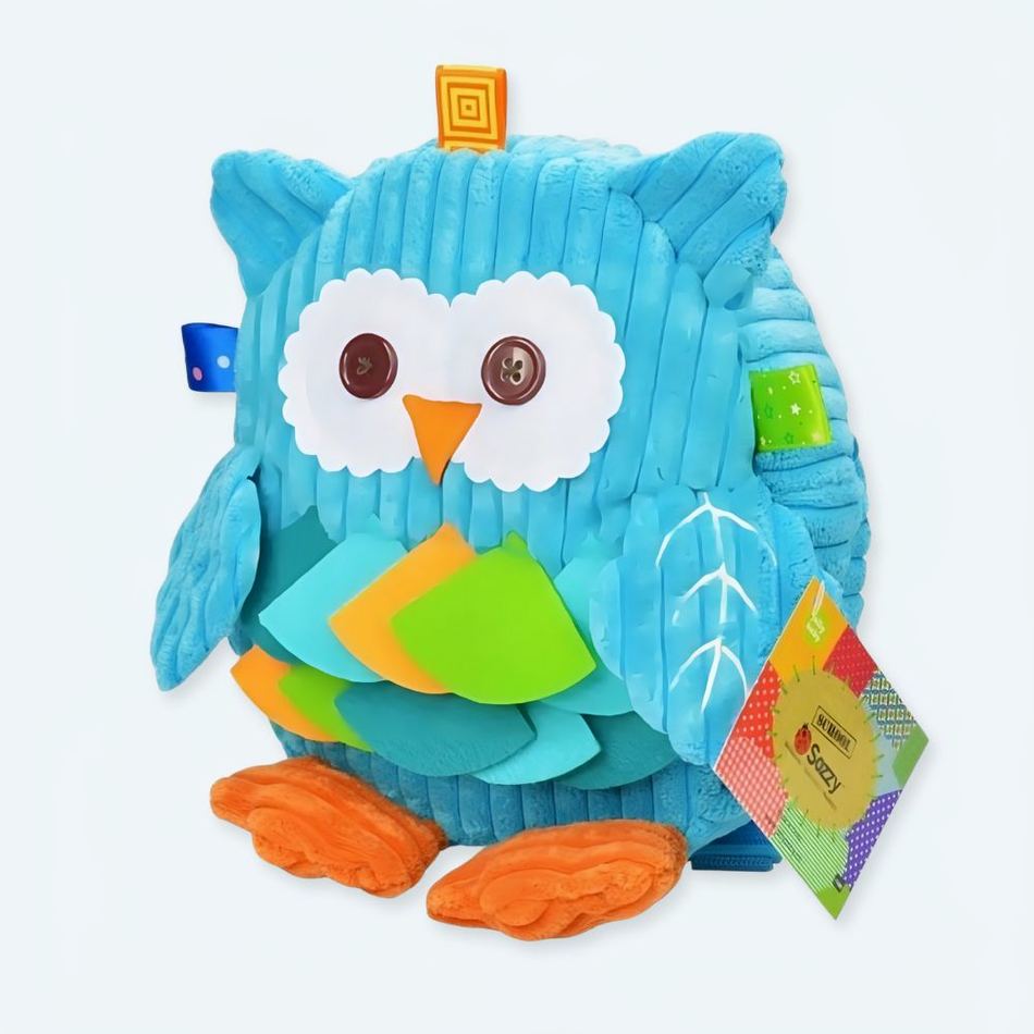 Peluche animaux sac à dos enfant doux et ludique La compagnie de la peluche