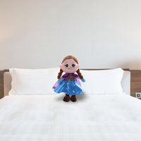 Peluche Anna poupée chiffon douce enfant câlin hiver La compagnie de la peluche