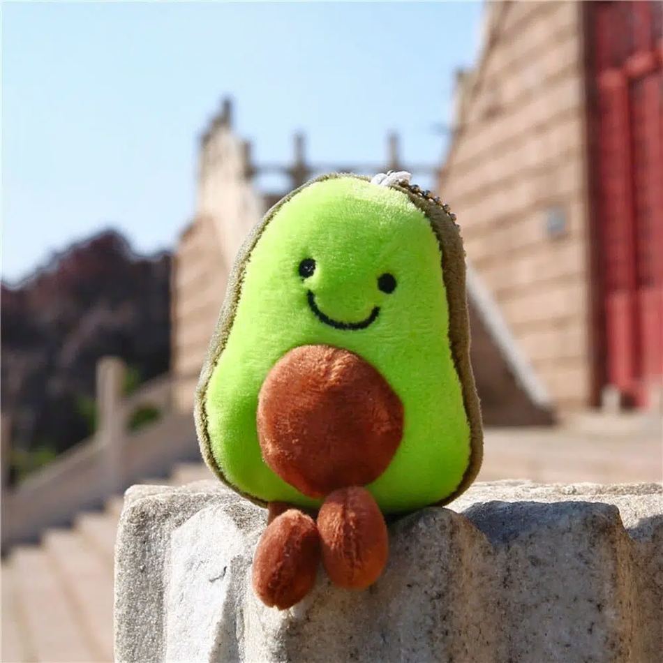 Peluche avocat porte-clés La compagnie de la peluche