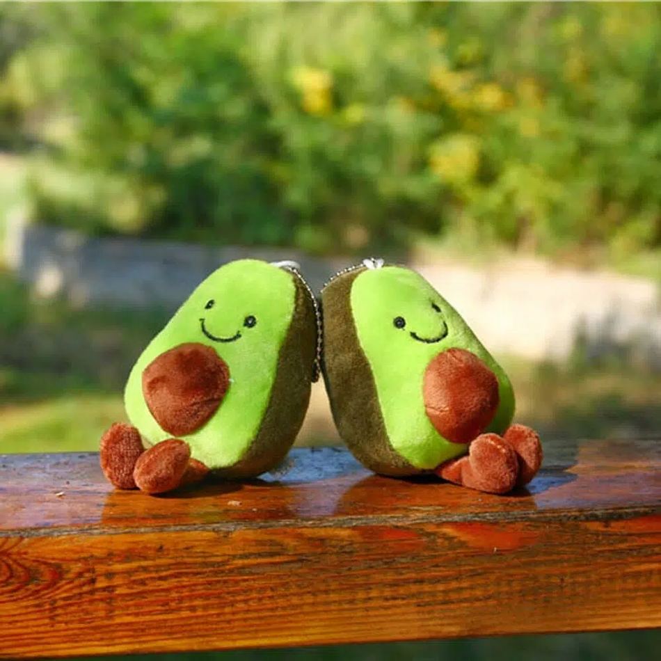 Peluche avocat porte-clés La compagnie de la peluche
