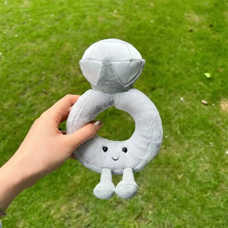 Peluche bague de l'amour Saint-Valentin