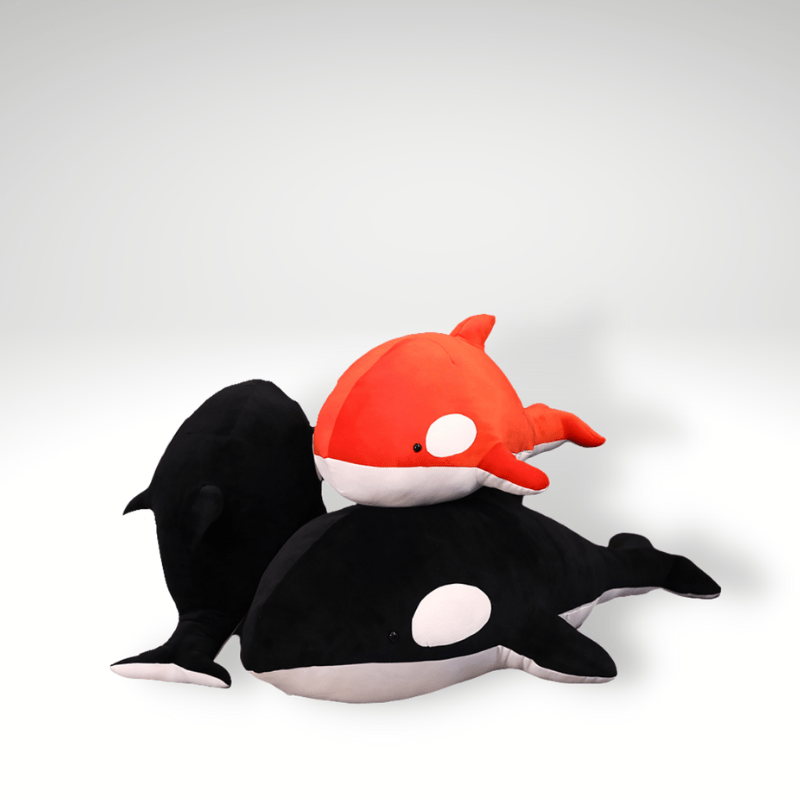 Peluche baleine bébé coloré